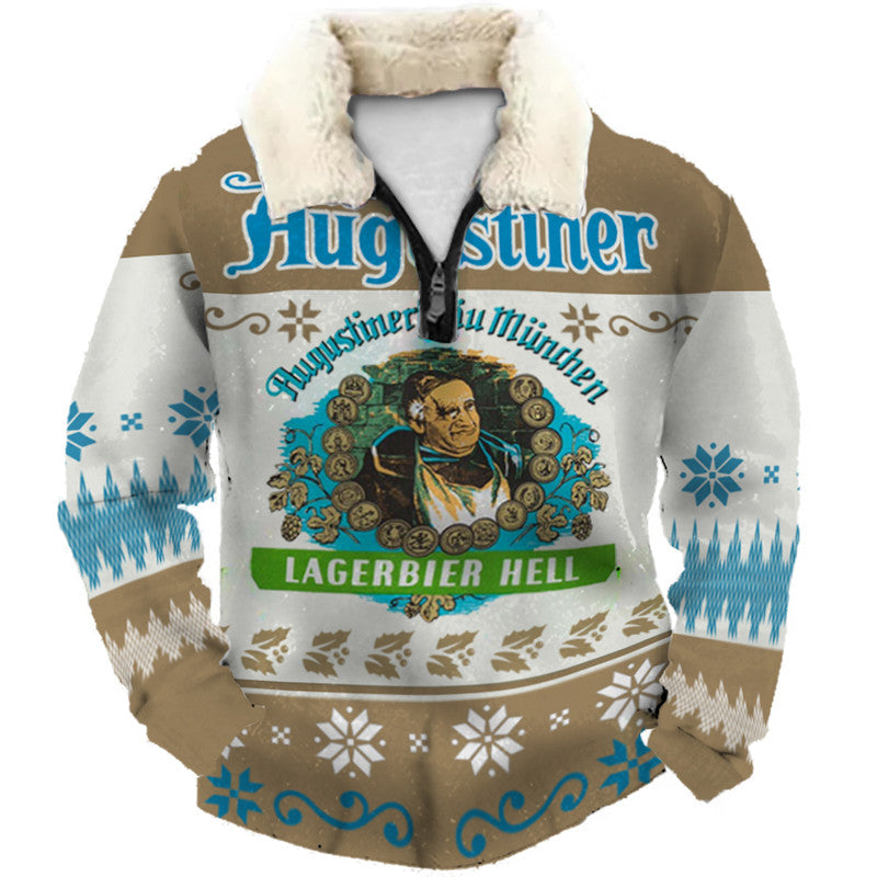 Christmas Ugly Quarter Zip Sweatshirt Collection 069