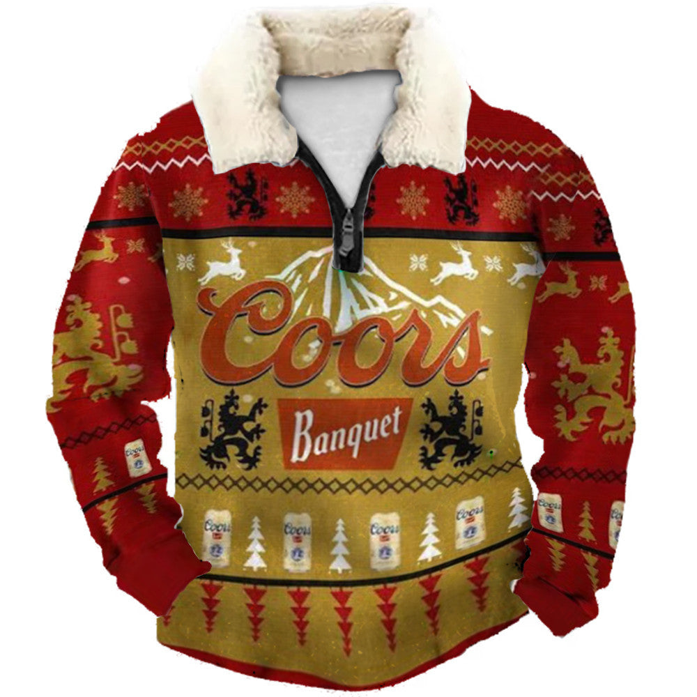 Christmas Ugly Quarter Zip Sweatshirt Collection 100