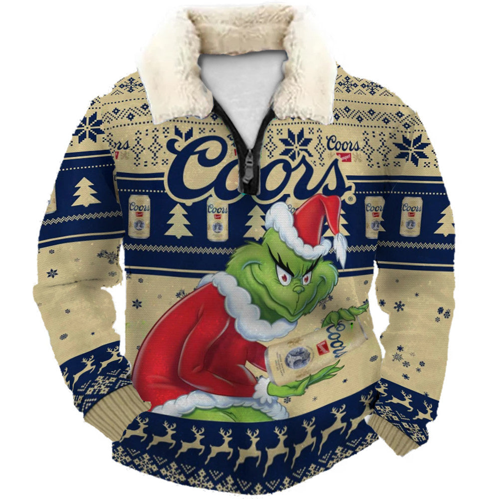 Christmas Ugly Quarter Zip Sweatshirt Collection 101