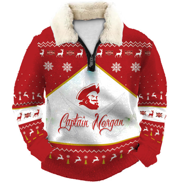 Christmas Ugly Quarter Zip Sweatshirt Collection 107