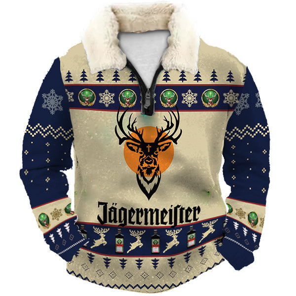Christmas Ugly Quarter Zip Sweatshirt Collection 121