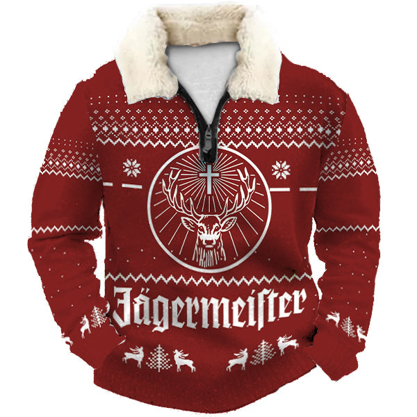 Christmas Ugly Quarter Zip Sweatshirt Collection 124