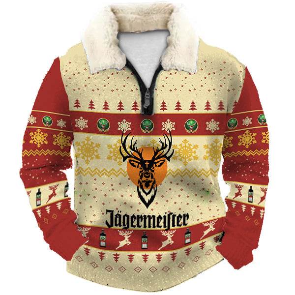 Christmas Ugly Quarter Zip Sweatshirt Collection 125