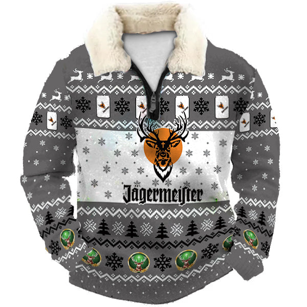Christmas Ugly Quarter Zip Sweatshirt Collection 127