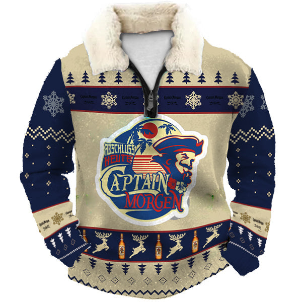 Christmas Ugly Quarter Zip Sweatshirt Collection 140