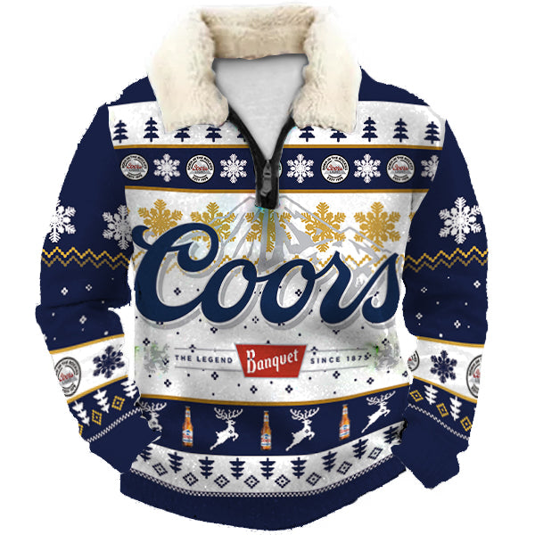 Christmas Ugly Quarter Zip Sweatshirt Collection 145