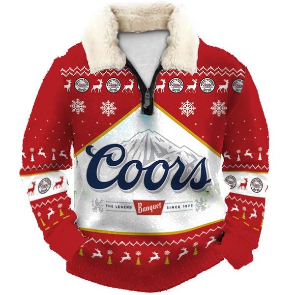 Christmas Ugly Quarter Zip Sweatshirt Collection 148