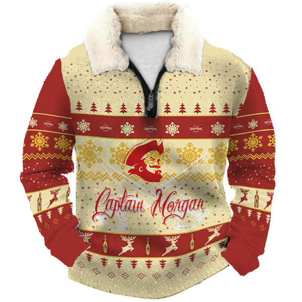 Christmas Ugly Quarter Zip Sweatshirt Collection 155