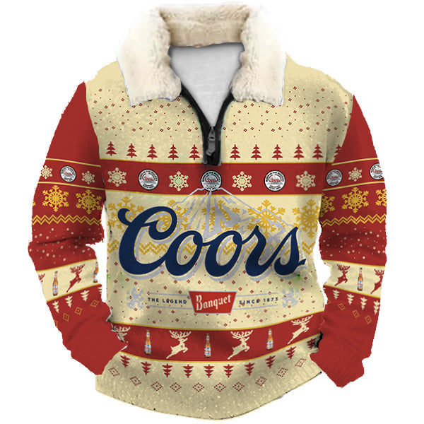 Christmas Ugly Quarter Zip Sweatshirt Collection 161