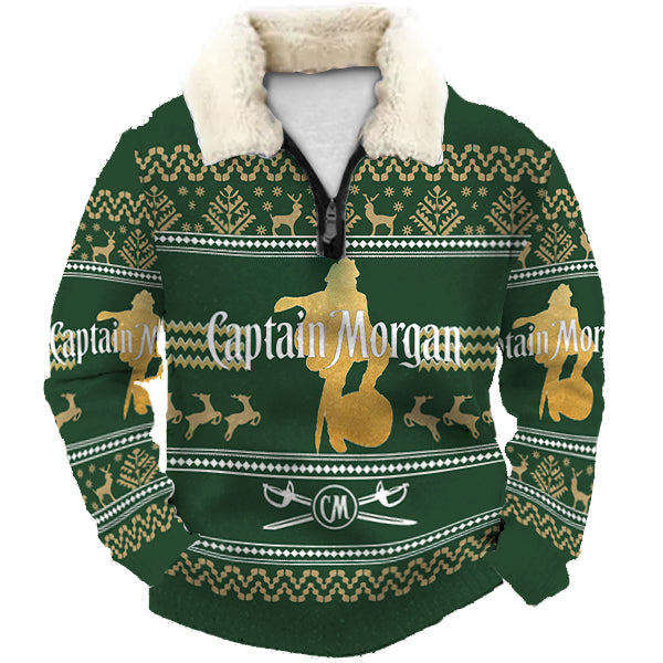 Christmas Ugly Quarter Zip Sweatshirt Collection 177