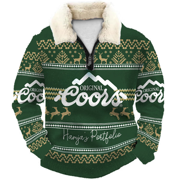 Christmas Ugly Quarter Zip Sweatshirt Collection 179