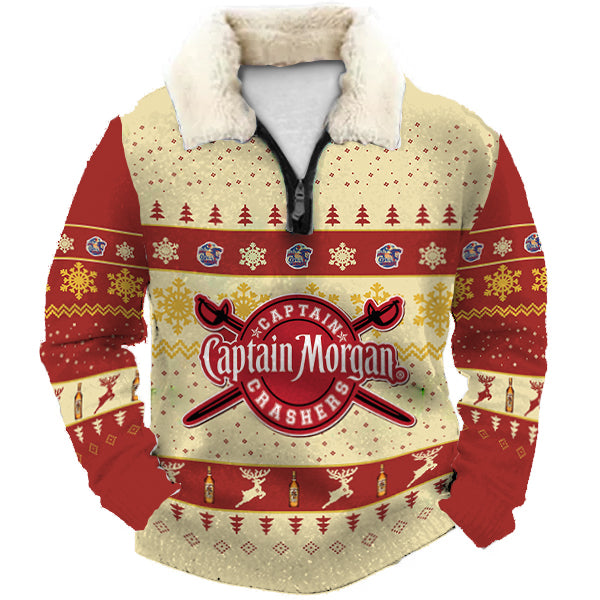 Christmas Ugly Quarter Zip Sweatshirt Collection 188