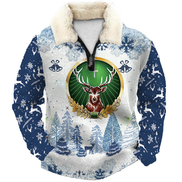 Christmas Ugly Quarter Zip Sweatshirt Collection 199