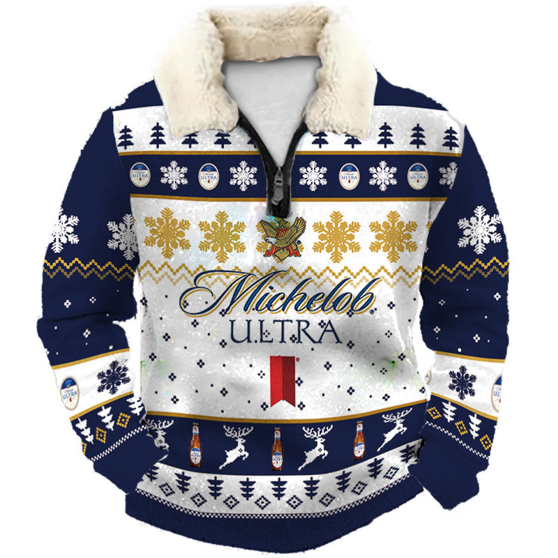Christmas Ugly Quarter Zip Sweatshirt Collection 231