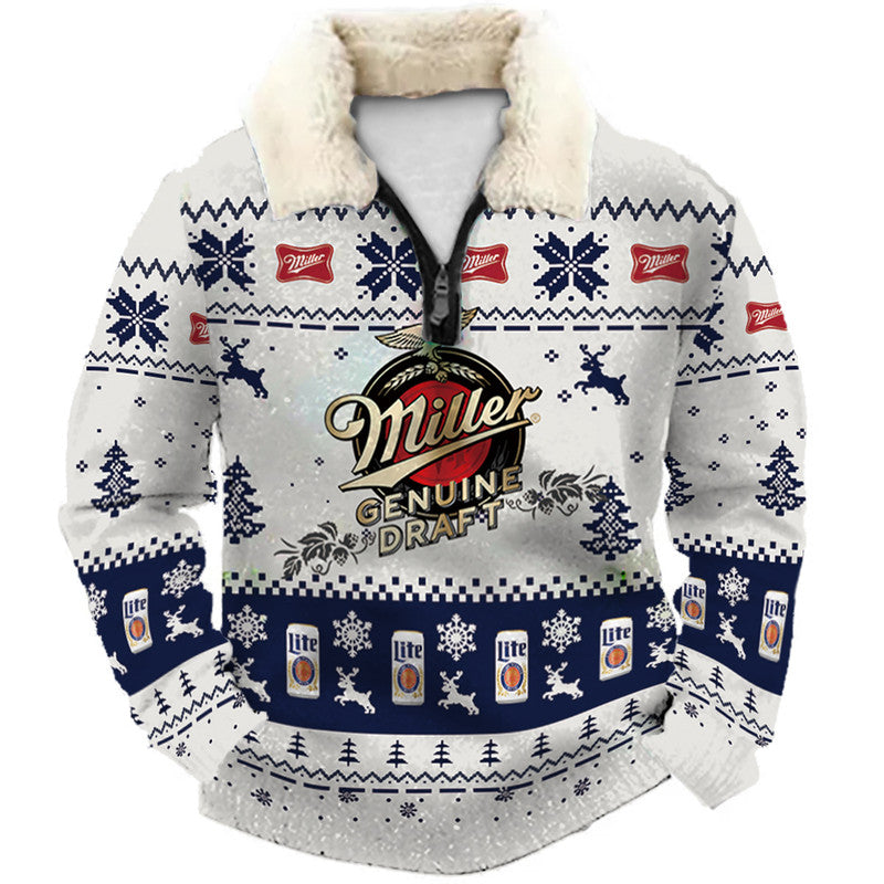 Christmas Ugly Quarter Zip Sweatshirt Collection 233