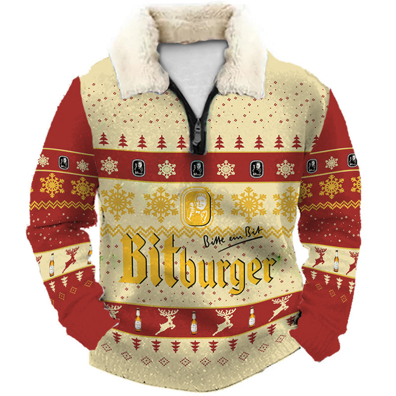 Christmas Ugly Quarter Zip Sweatshirt Collection 235