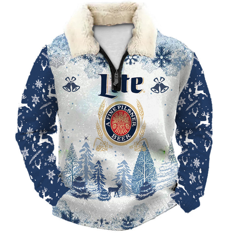Christmas Ugly Quarter Zip Sweatshirt Collection 236