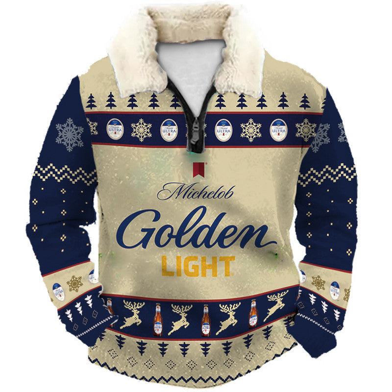 Christmas Ugly Quarter Zip Sweatshirt Collection 238