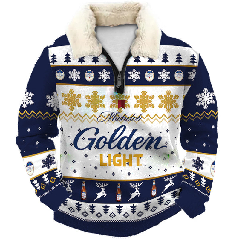 Christmas Ugly Quarter Zip Sweatshirt Collection 239