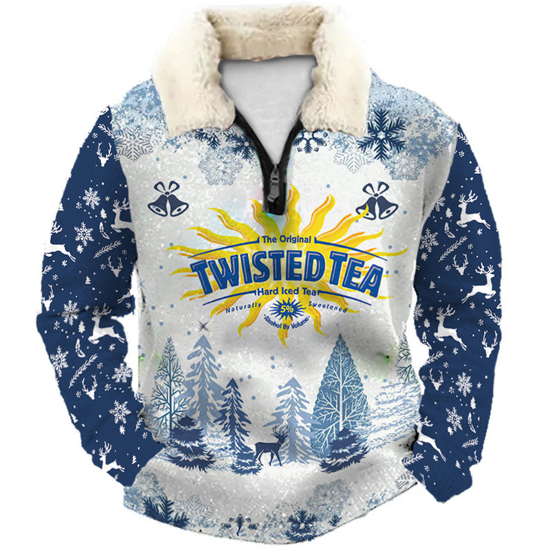 Christmas Ugly Quarter Zip Sweatshirt Collection 240