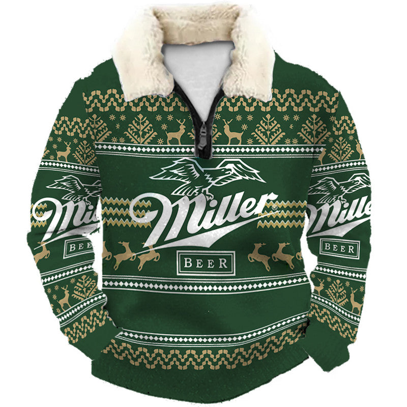 Christmas Ugly Quarter Zip Sweatshirt Collection 244
