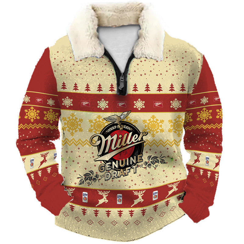 Christmas Ugly Quarter Zip Sweatshirt Collection 246