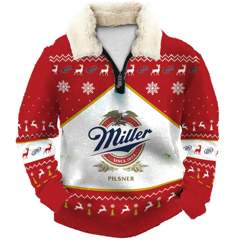 Christmas Ugly Quarter Zip Sweatshirt Collection 247