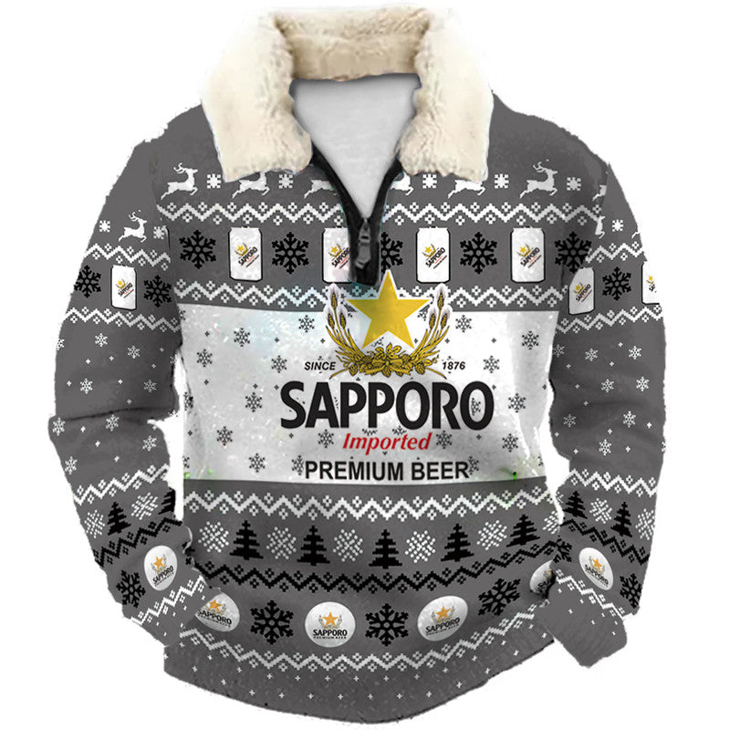 Christmas Ugly Quarter Zip Sweatshirt Collection 248