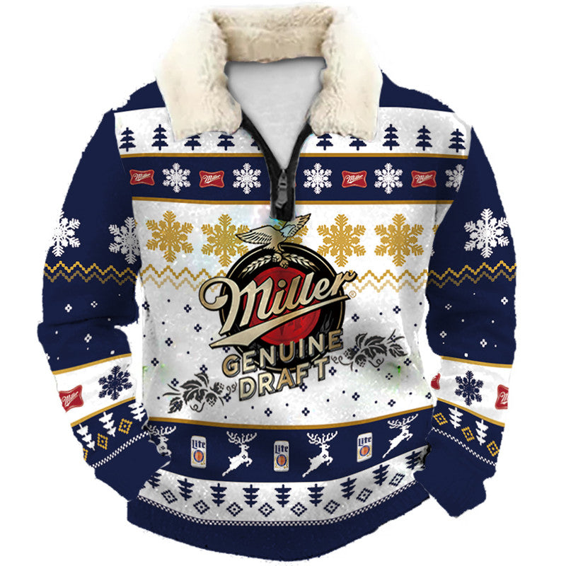 Christmas Ugly Quarter Zip Sweatshirt Collection 251
