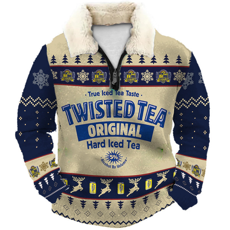 Christmas Ugly Quarter Zip Sweatshirt Collection 252