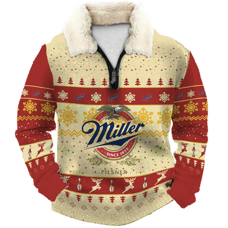 Christmas Ugly Quarter Zip Sweatshirt Collection 260