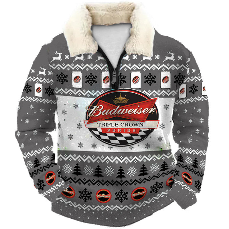 Christmas Ugly Quarter Zip Sweatshirt Collection 261