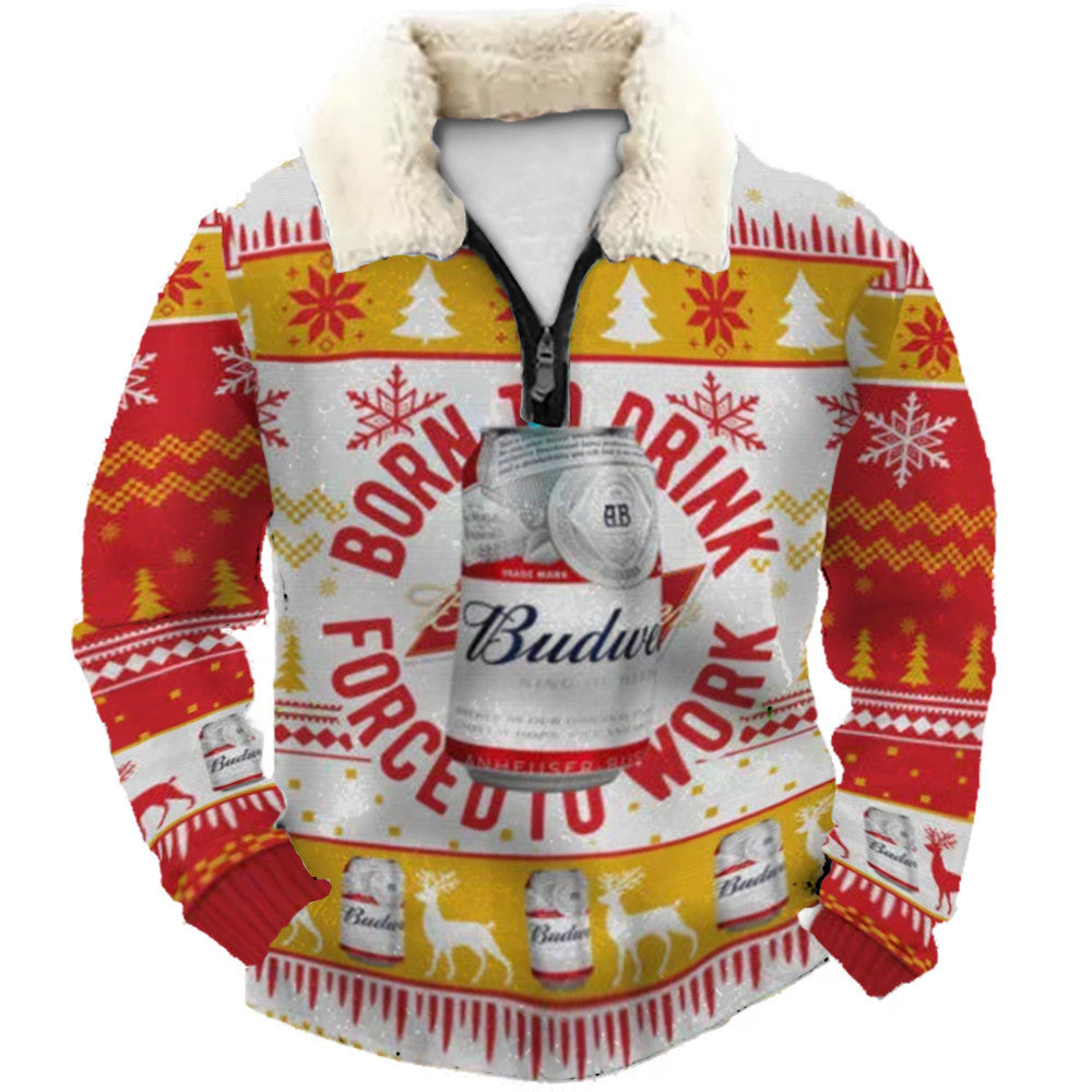 Christmas Ugly Quarter Zip Sweatshirt Collection 267