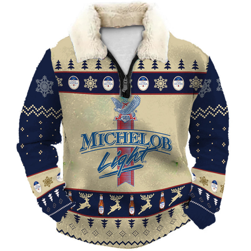 Christmas Ugly Quarter Zip Sweatshirt Collection 270