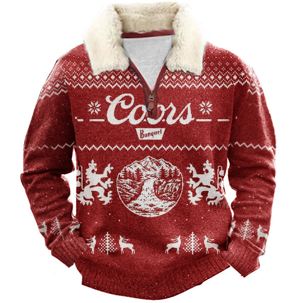 Christmas Ugly Quarter Zip Sweatshirt Collection 272
