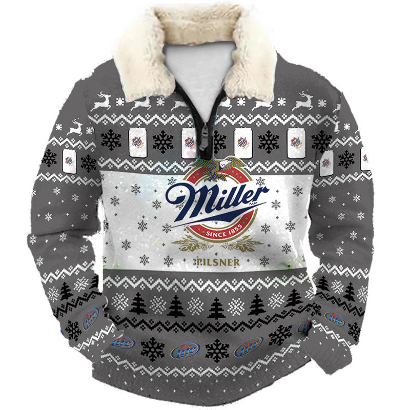 Christmas Ugly Quarter Zip Sweatshirt Collection 276
