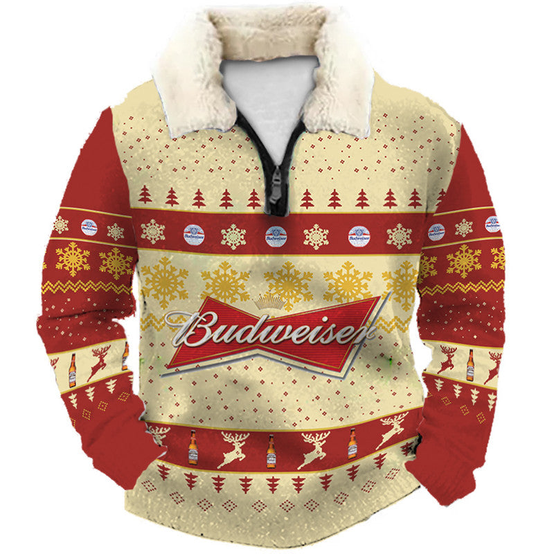 Christmas Ugly Quarter Zip Sweatshirt Collection 277