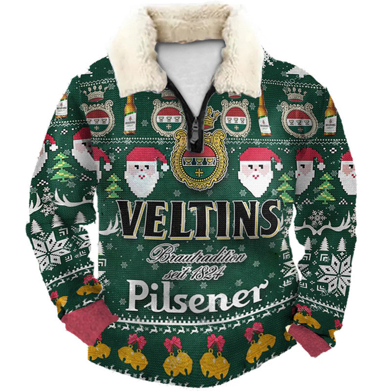 Christmas Ugly Quarter Zip Sweatshirt Collection 278