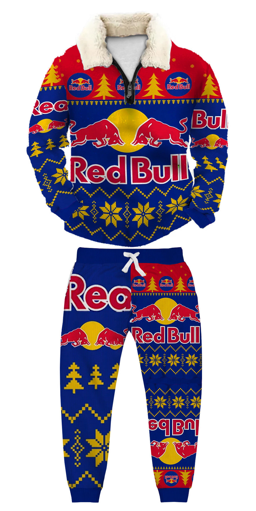 Christmas Ugly Quarter Zip Sweatshirt & Sweatpant Set Edition217