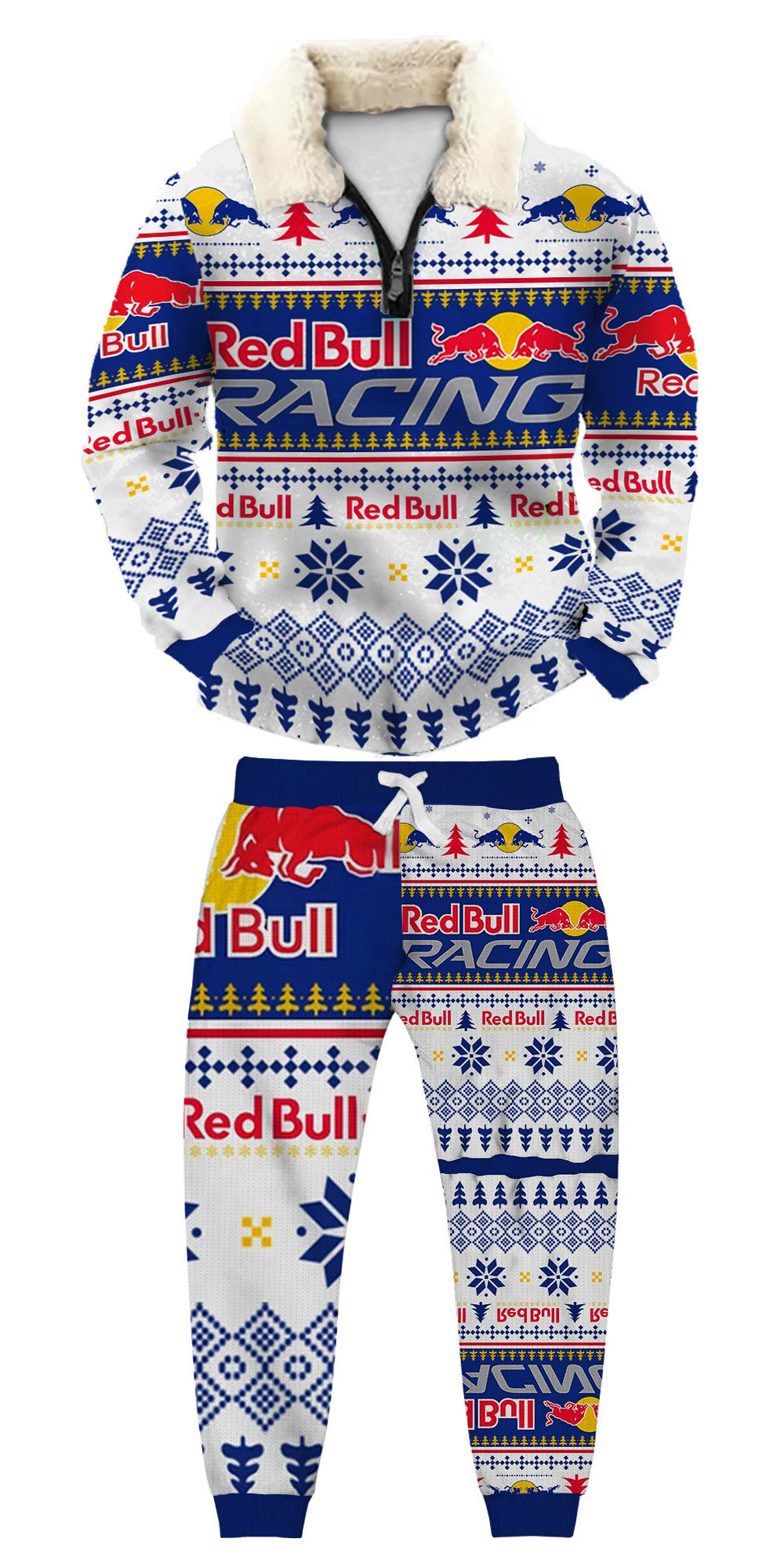 Christmas Ugly Quarter Zip Sweatshirt & Sweatpant Set Edition225