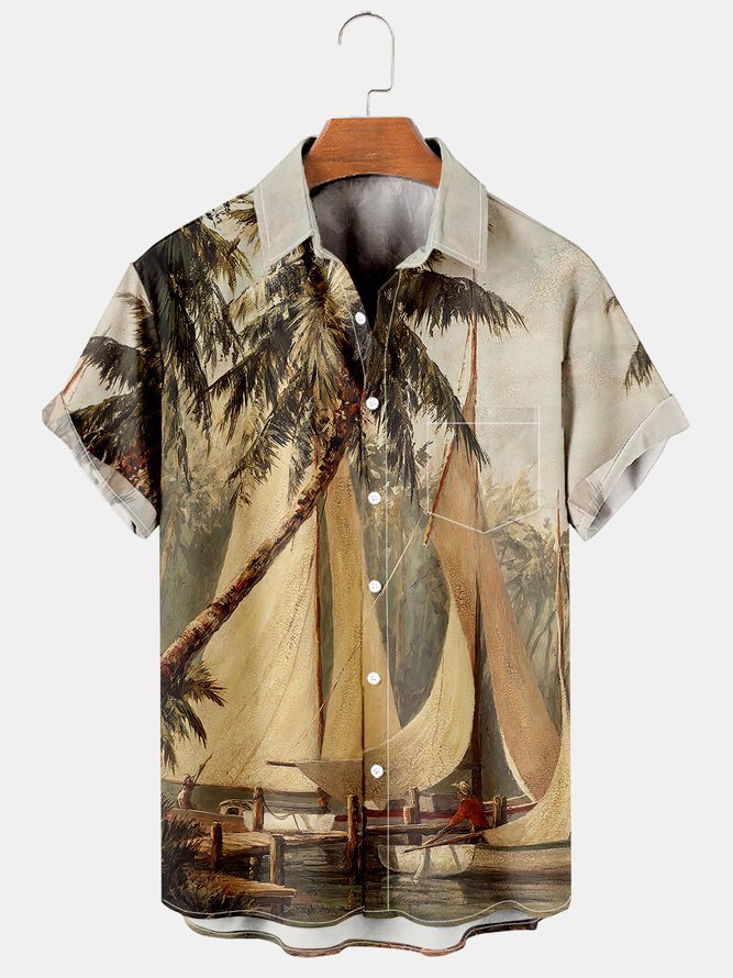 Coconut Tree Hawaiian Shirt