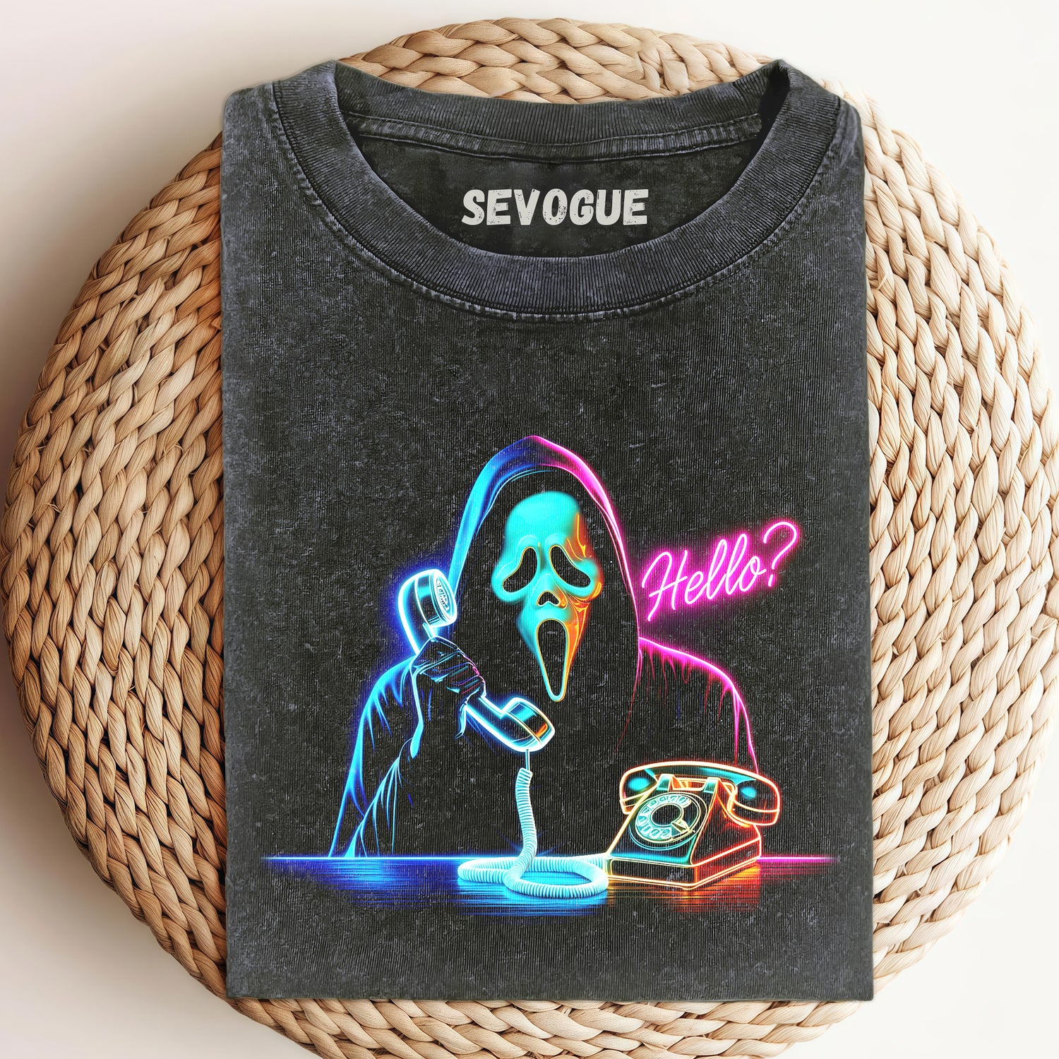 Colorful Ghost Face Making Phone Calls Unisex Tee, Sweatshirt & Hoodie