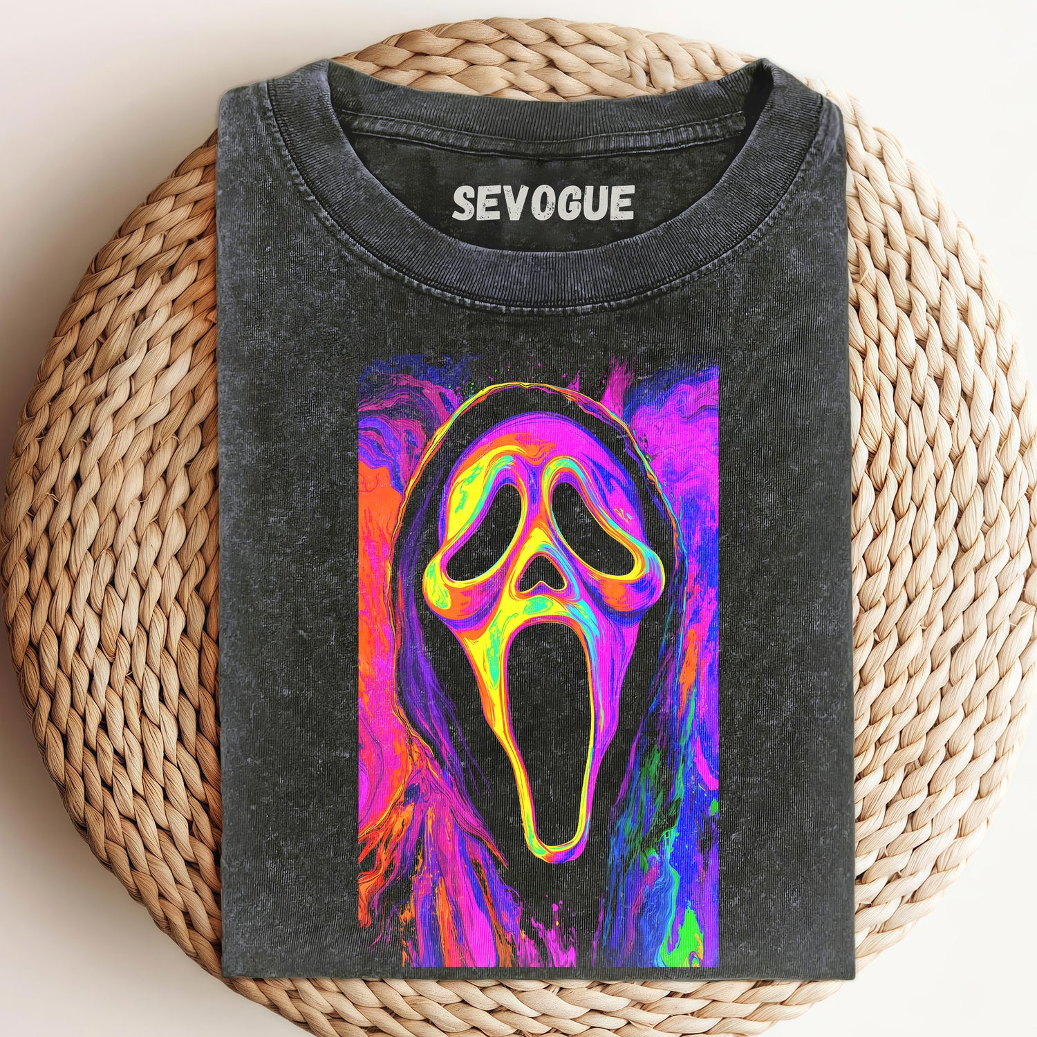 Colorful Ghostface Unisex Tee, Sweatshirt & Hoodie