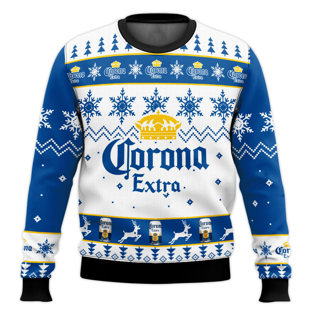Corona Extra Beer – Custom Name  Ugly Sweater