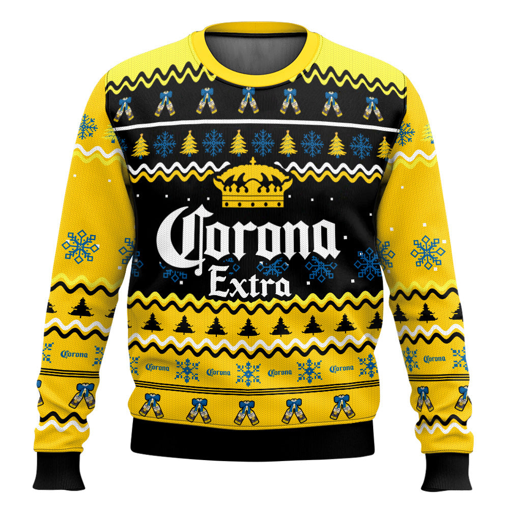 Corona Extra Lager – Custom Name Ugly Sweater
