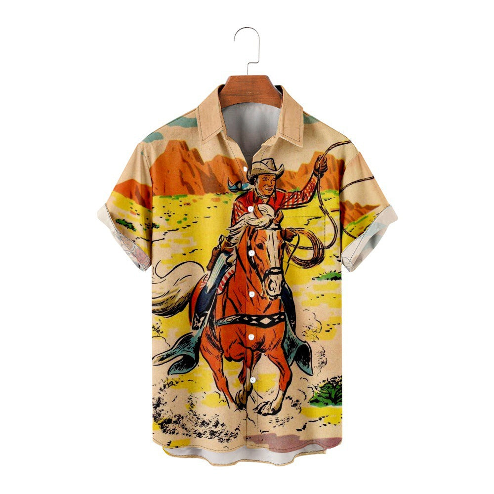 Cowboy Hawaiian Shirt