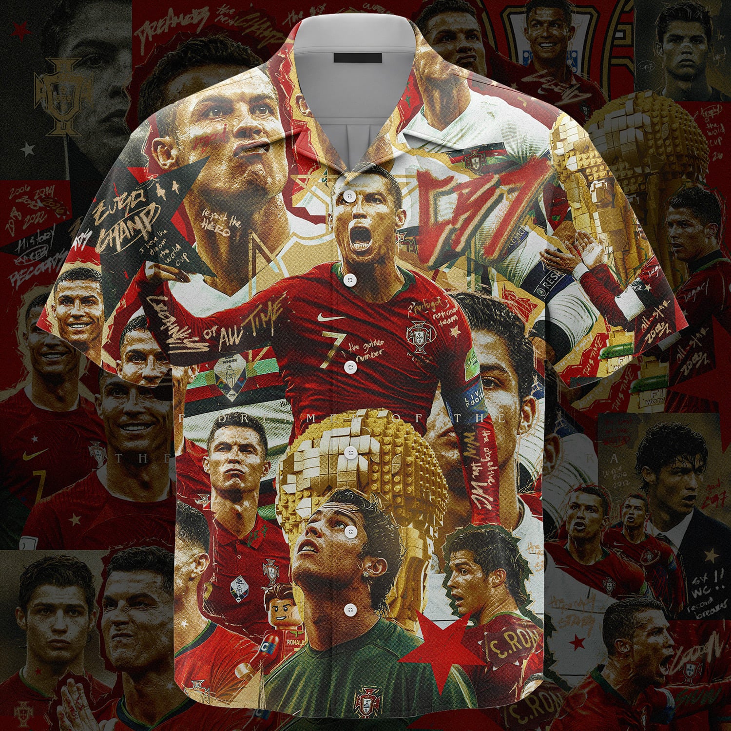 Cristiano Ronaldo-1 Unisex Hawaiian Shirt