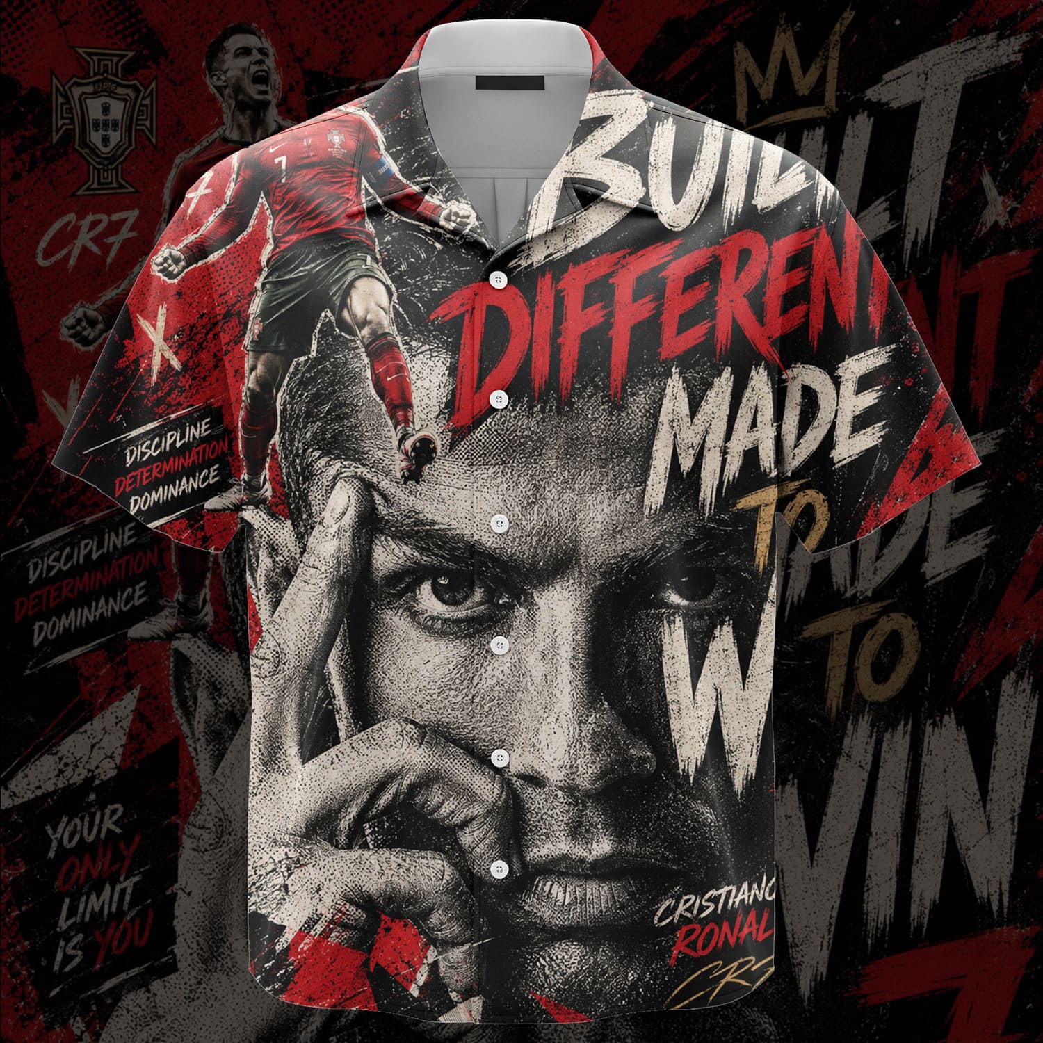 Cristiano Ronaldo-2 Unisex Hawaiian Shirt