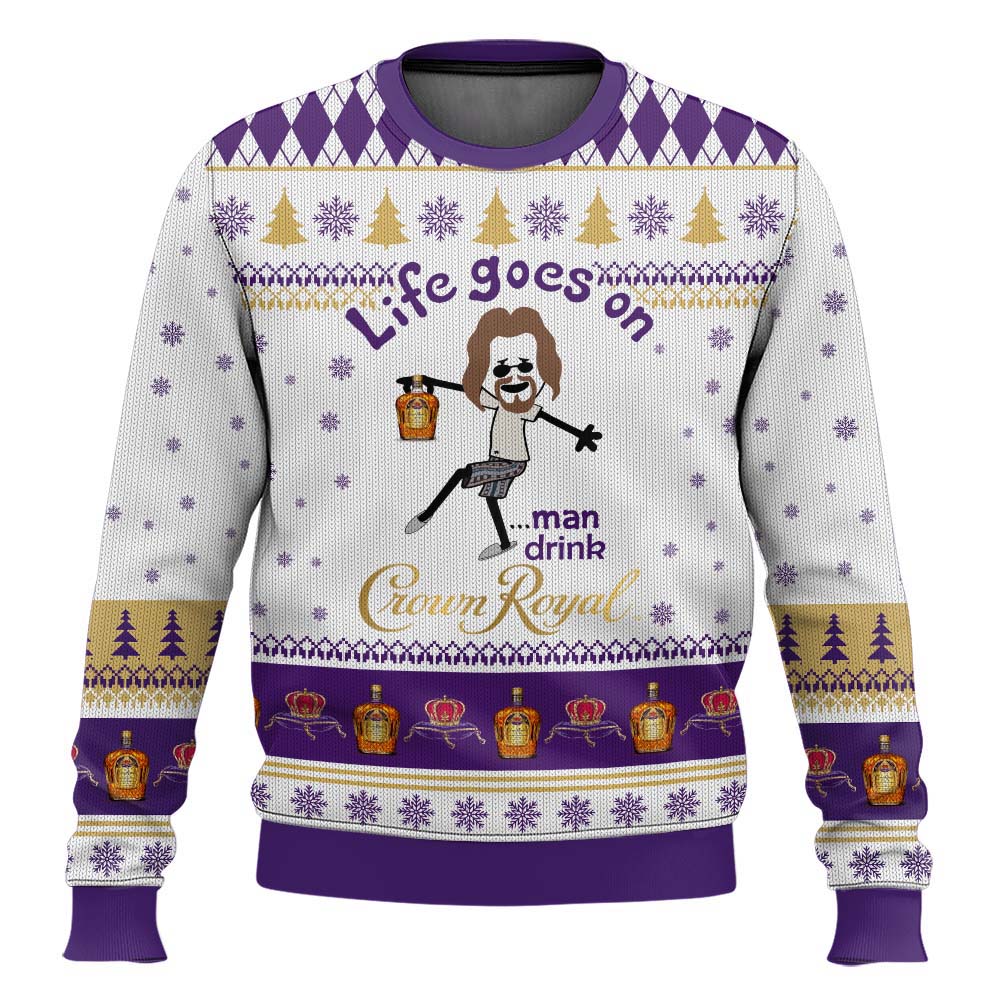 Crown Royal Dude Ugly Sweater
