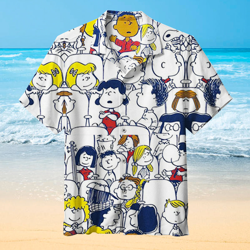 Cute Snoopy  Unisex Hawaiian Shirt